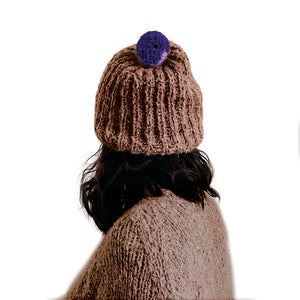 #09 Ready to knit - Cooler Raglanpulli in A-Form und Beanie mit Bommel