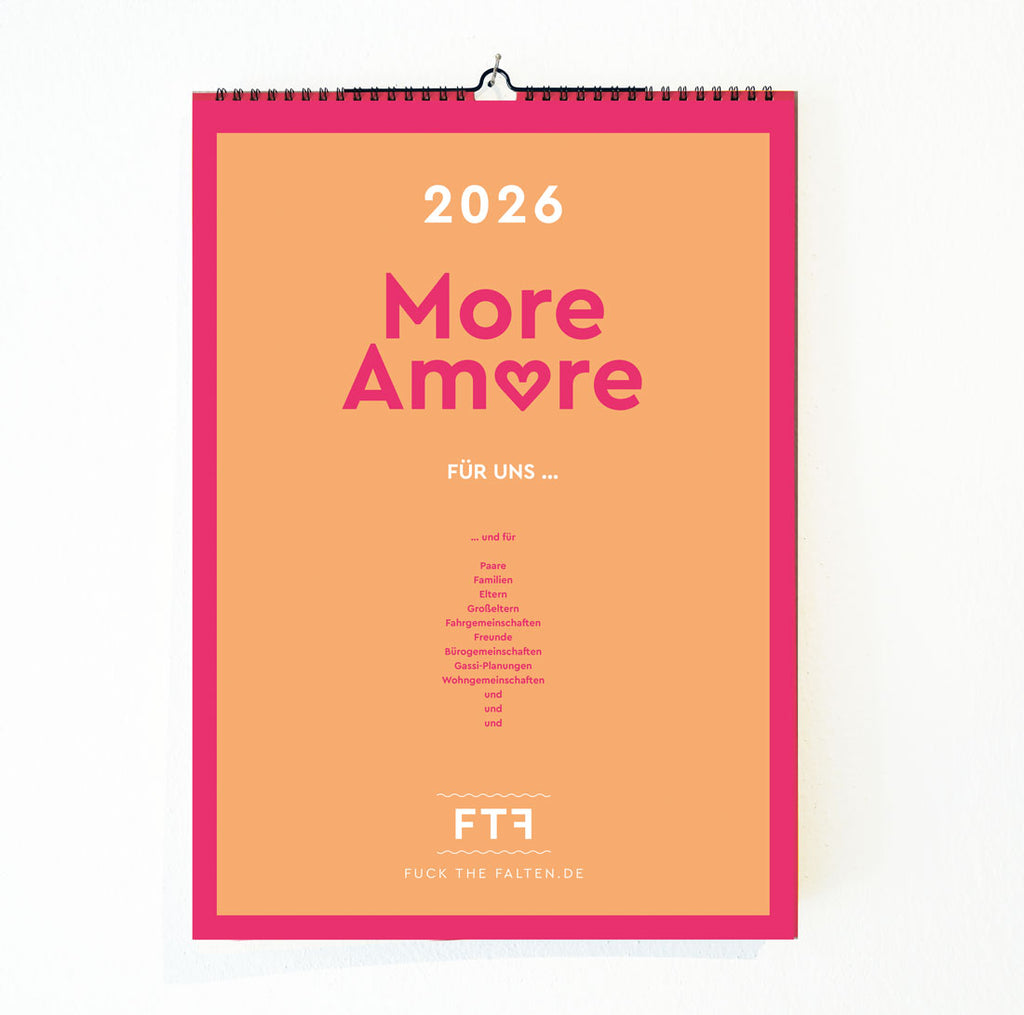 NEU! – Familienkalender More Amore für 2026
