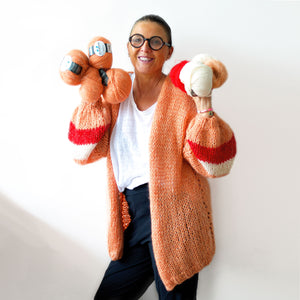 #10 Ready to knit - Cooles Wollpaket mit Anleitung für lässige Oversized-Strickjacke