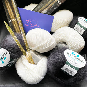 #11 Ready to knit - Wollpaket: Lässiger Pullunder mit Gürtel