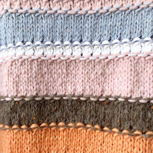 #05 Ready to knit - Streifenpulli in zarten Pastelltönen