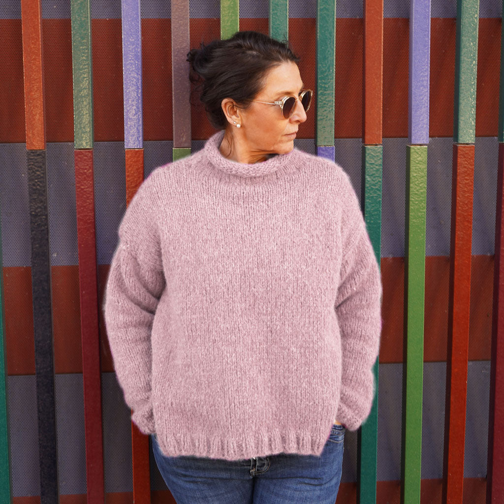 Kuschliger Alpaka-Pulli