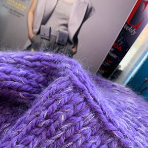 #07 Ready to knit - Very Peri Pulli - ein lila Traum