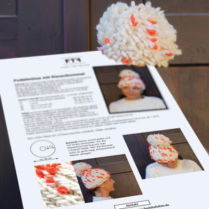 #10 Ready to knit - Wollpaket: Pudelmütze mit Riesenbommel