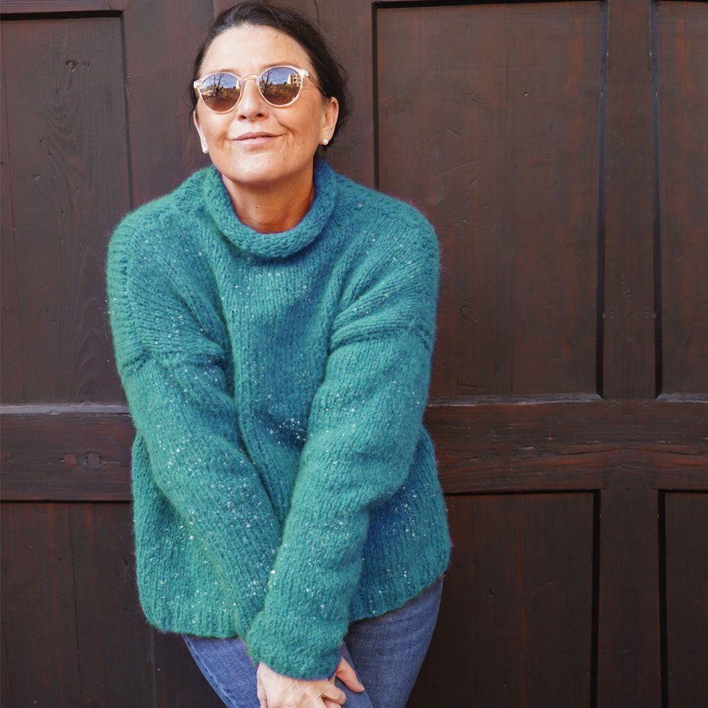 Kuschliger Alpaka-Pulli